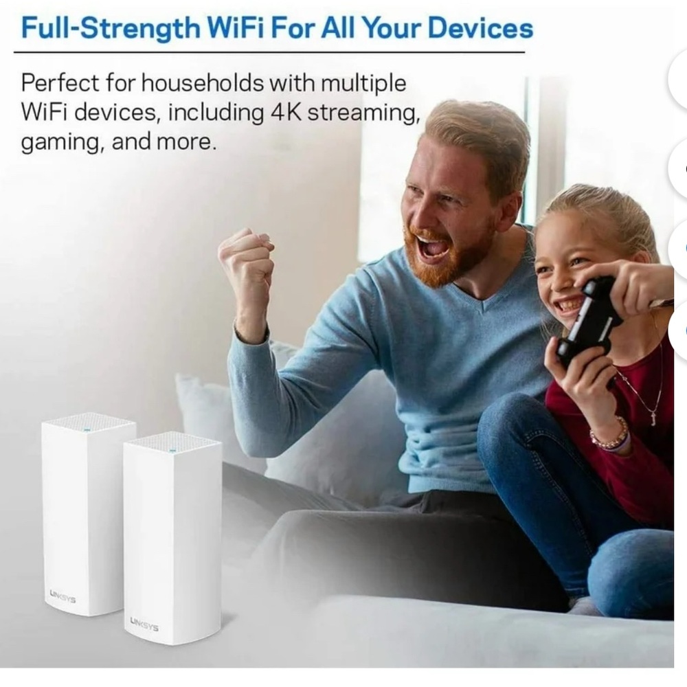 Linksys Dual White Wireless Routers